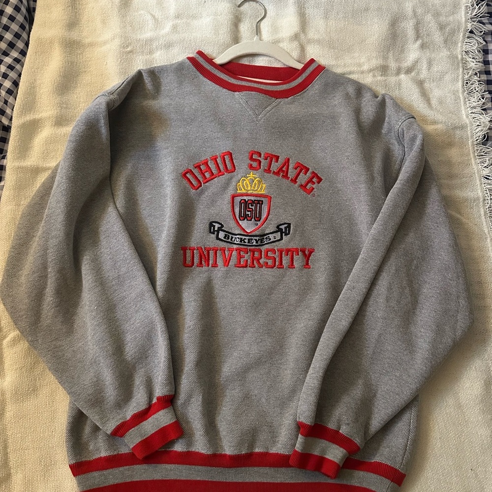 Vintage Ohio State University Gray Sweater